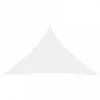 135293 Sunshade Sail Oxford Fabric Triangular 5x5x6 M White 11 135293 Sunshade Sail Oxford Fabric Triangular 5x5x6 M White -Garden Home 135293 sunshade sail oxford fabric triangular 5x5x6 m white