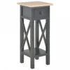 280059 Side Table Black 27x27x65,5 Cm Wood 13 280059 Side Table Black 27x27x65,5 Cm Wood -Garden Home 280059 side table black 27x27x655 cm wood