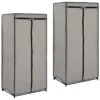 Armadio 2 Pz Grigio 75x50x160 Cm 18 Armadio 2 Pz Grigio 75x50x160 Cm -Garden Home 282444 wardrobes 2 pcs grey 75x50x160 cm