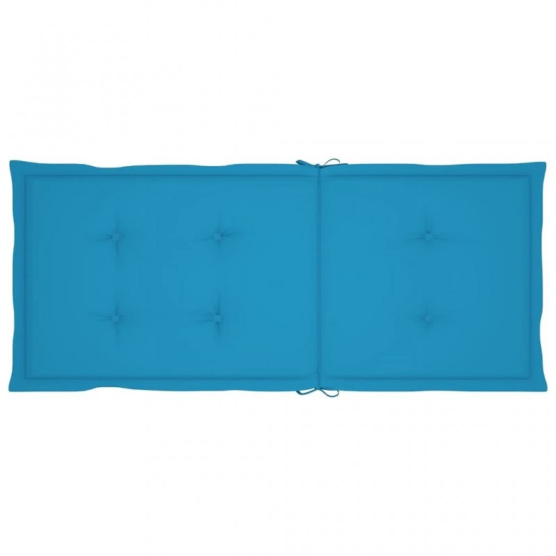 4 Pz Cuscini Per Sedie Da Giardino Blu 120x50x3 Cm 5 4 Pz Cuscini Per Sedie Da Giardino Blu 120x50x3 Cm - immagine 5