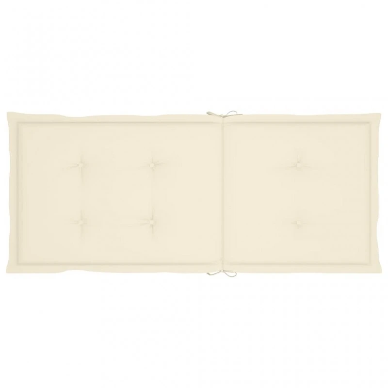 4 Pz Cuscini Per Sedie Da Giardino Crema 120x50x3 Cm 5 4 Pz Cuscini Per Sedie Da Giardino Crema 120x50x3 Cm - immagine 5