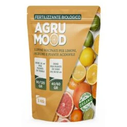 AGRUMOOD LUPINI MACINATI PER AGRUMI 3 Kg Per Limoni In Vaso E In Terra E Piante Acidofile