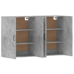 Armadietti A Parete 2 Pz Grigio Cemento In Legno Multistrato 14 Armadietti A Parete 2 Pz Grigio Cemento In Legno Multistrato -Garden Home armadietti a parete 2 pz grigio cemento in legno multistrato 4
