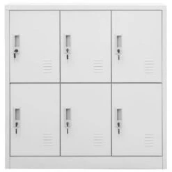 Armadietti Con Chiave 2 Pz Grigio Chiaro 90x45x92,5 Cm Acciaio -Garden Home armadietti con chiave 2 pz grigio chiaro 90x45x925 cm acciaio 2