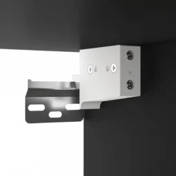 Armadietto A Muro Nero 34,5x34x90 Cm In Legno Multistrato -Garden Home armadietto a muro nero 345x34x90 cm in legno multistrato 8