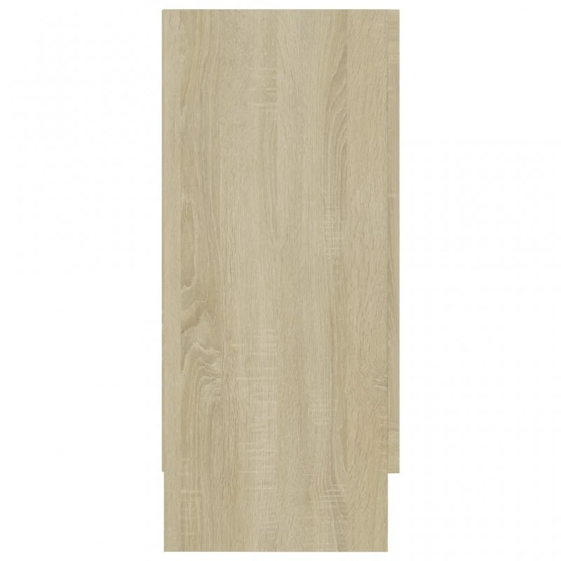 Armadietto Con Vetrina Rovere Sonoma 120x30,5x70 Cm Truciolato 7 Armadietto Con Vetrina Rovere Sonoma 120x30,5x70 Cm Truciolato - immagine 7