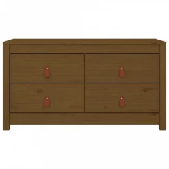 Armadietto Miele 100x40x54 Cm In Legno Massello Di Pino -Garden Home armadietto miele 100x40x54 cm in legno massello di pino 2