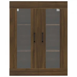 Armadietto Pensile A Parete Rovere Marrone 69,5x34x90 Cm -Garden Home armadietto pensile a parete rovere marrone 695x34x90 cm 2
