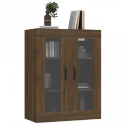 Armadietto Pensile A Parete Rovere Marrone 69,5x34x90 Cm -Garden Home armadietto pensile a parete rovere marrone 695x34x90 cm 5