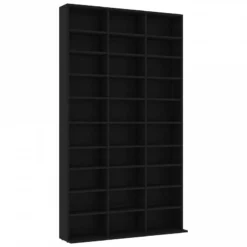 Armadietto TV Nero 102x16x177,5 Cm In Legno Multistrato -Garden Home armadietto tv nero 102x16x1775 cm in legno multistrato 1