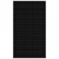 Armadietto TV Nero 102x16x177,5 Cm In Legno Multistrato -Garden Home armadietto tv nero 102x16x1775 cm in legno multistrato 3