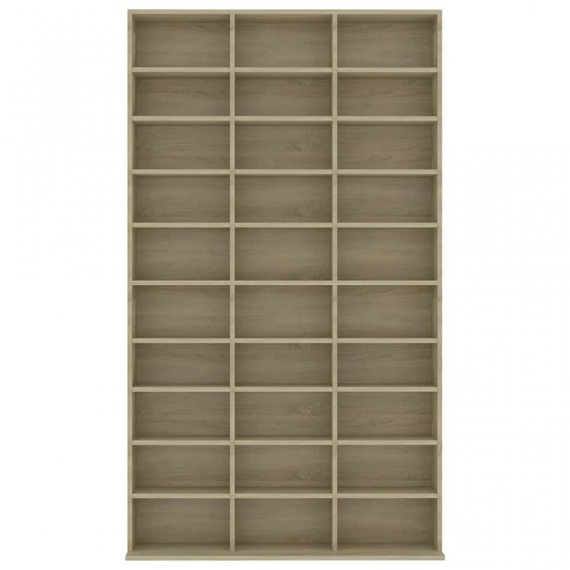 Armadietto TV Rovere Sonoma 102x16x177,5cm In Legno Multistrato 4 Armadietto TV Rovere Sonoma 102x16x177,5cm In Legno Multistrato - immagine 4