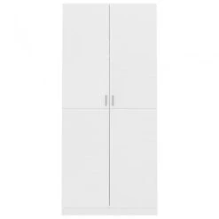 Armadio Bianco 90x52x200 Cm In Truciolato 13 Armadio Bianco 90x52x200 Cm In Truciolato -Garden Home armadio bianco 90x52x200 cm in truciolato 5