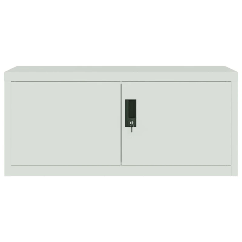 Armadio Classificatore Grigio Chiaro 90x40x40 Cm In Acciaio 3 Armadio Classificatore Grigio Chiaro 90x40x40 Cm In Acciaio - immagine 3