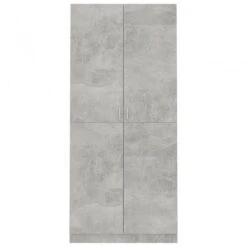 Armadio Grigio Cemento 90x52x200 Cm In Truciolato 13 Armadio Grigio Cemento 90x52x200 Cm In Truciolato -Garden Home armadio grigio cemento 90x52x200 cm in truciolato 5