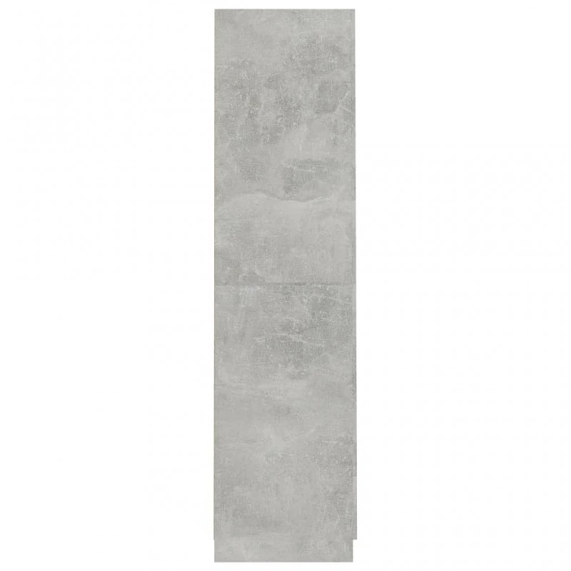 Armadio Grigio Cemento 90x52x200 Cm In Truciolato 7 Armadio Grigio Cemento 90x52x200 Cm In Truciolato - immagine 7