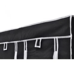 Armadio Guardaroba Pieghevole Nero 110 X 45 X 175 Cm -Garden Home armadio guardaroba pieghevole nero 110 x 45 x 175 cm 4