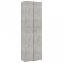 Armadio Per Ufficio Grigio Calcestruzzo 60x32x190 Cm Truciolato 6 Armadio Per Ufficio Grigio Calcestruzzo 60x32x190 Cm Truciolato -Garden Home armadio per ufficio grigio calcestruzzo 60x32x190 cm truciolato 1
