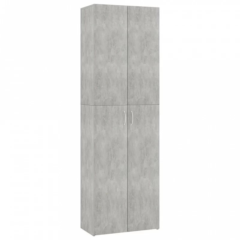 Armadio Per Ufficio Grigio Calcestruzzo 60x32x190 Cm Truciolato 2 Armadio Per Ufficio Grigio Calcestruzzo 60x32x190 Cm Truciolato - immagine 2