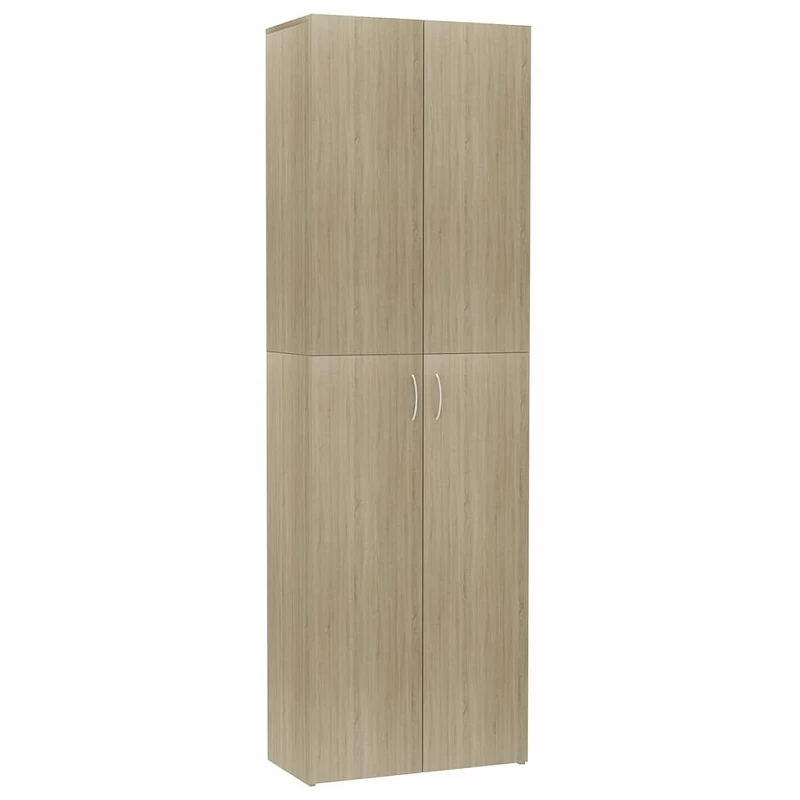 Armadio Per Ufficio Rovere Sonoma 60x32x190 Cm In Truciolato 2 Armadio Per Ufficio Rovere Sonoma 60x32x190 Cm In Truciolato - immagine 2