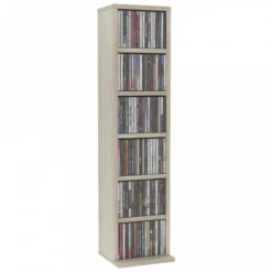 Armadio Porta CD Rovere Sonoma 21x20x88 Cm In Truciolato -Garden Home armadio porta cd rovere sonoma 21x20x88 cm in truciolato 2