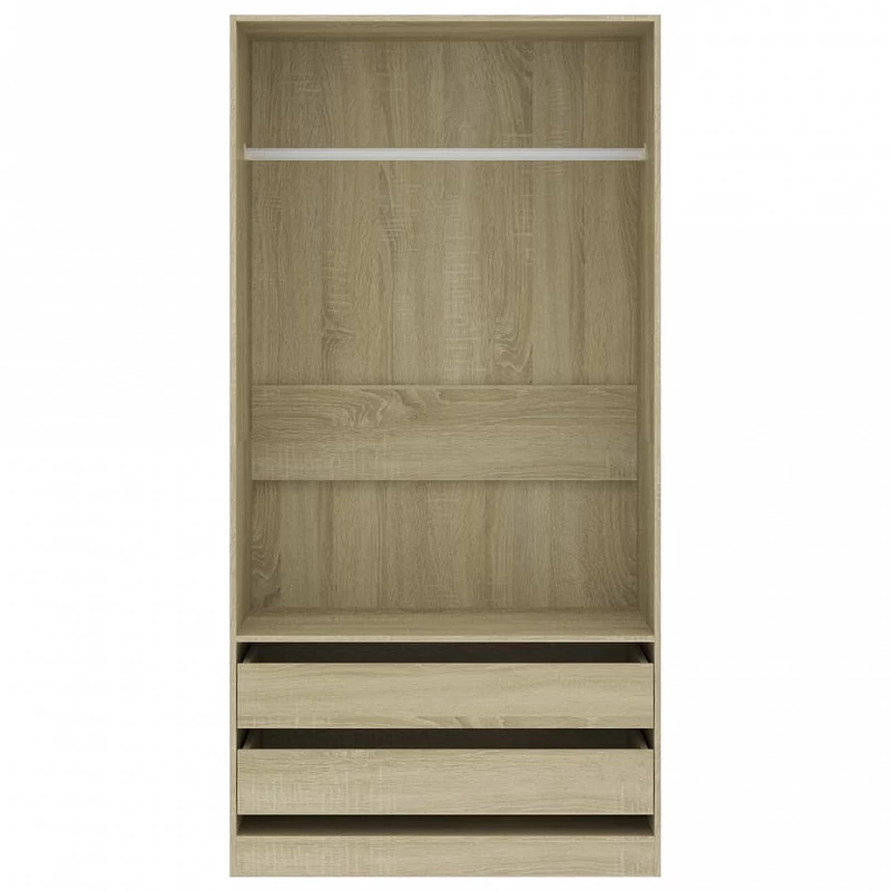 Armadio Rovere Sonoma 100x50x200 Cm In Truciolato 4 Armadio Rovere Sonoma 100x50x200 Cm In Truciolato - immagine 4