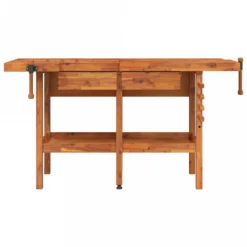 Banco Lavoro Cassetti E Morse 162x62x83cm Legno Massello Acacia 13 Banco Lavoro Cassetti E Morse 162x62x83cm Legno Massello Acacia -Garden Home banco lavoro cassetti e morse 162x62x83cm legno massello acacia 3