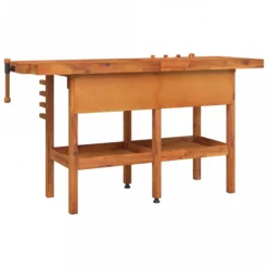 Banco Lavoro Cassetti E Morse 162x62x83cm Legno Massello Acacia 15 Banco Lavoro Cassetti E Morse 162x62x83cm Legno Massello Acacia -Garden Home banco lavoro cassetti e morse 162x62x83cm legno massello acacia 5