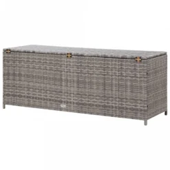 Baule Da Giardino Grigio 120x50x60 Cm In Polyrattan 12 Baule Da Giardino Grigio 120x50x60 Cm In Polyrattan -Garden Home baule da giardino grigio 120x50x60 cm in polyrattan 4