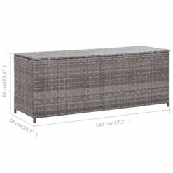 Baule Da Giardino Grigio 120x50x60 Cm In Polyrattan 15 Baule Da Giardino Grigio 120x50x60 Cm In Polyrattan -Garden Home baule da giardino grigio 120x50x60 cm in polyrattan 7