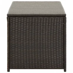Baule Da Giardino In Polyrattan 100x50x50 Cm Marrone -Garden Home baule da giardino in polyrattan 100x50x50 cm marrone 2