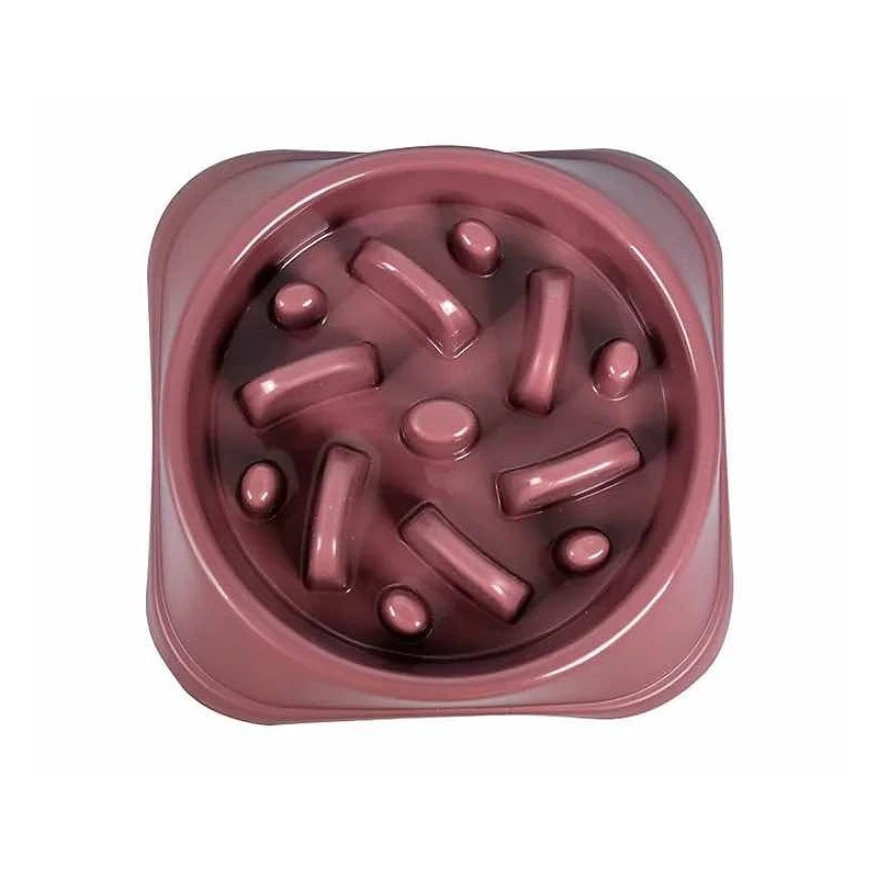 BAUMOOD Ciotola Per Cani Anti Ingozzamento Soffocamento Marrone 1 BAUMOOD Ciotola Per Cani Anti Ingozzamento Soffocamento Marrone