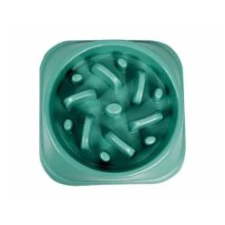 BAUMOOD Ciotola Per Cani Anti Ingozzamento Soffocamento Verde