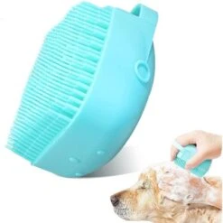 BAUMOOD Spugna Massaggiante Con Contenitore Di Shampoo Per Cani E Gatti -Garden Home baumood spugna massaggiante con contenitore di shampoo per cani e gatti 4
