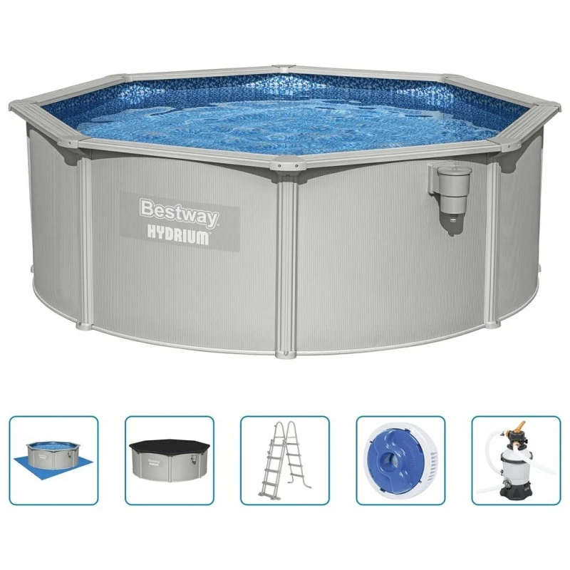 Bestway Piscina Fuoriterra Rotonda Hydrium 360x120 Cm 2 Bestway Piscina Fuoriterra Rotonda Hydrium 360x120 Cm - immagine 2