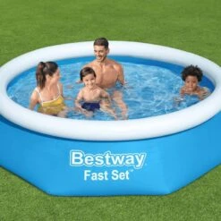 Bestway Piscina Gonfiabile Rotonda Fast Set 244x66 Cm 57265