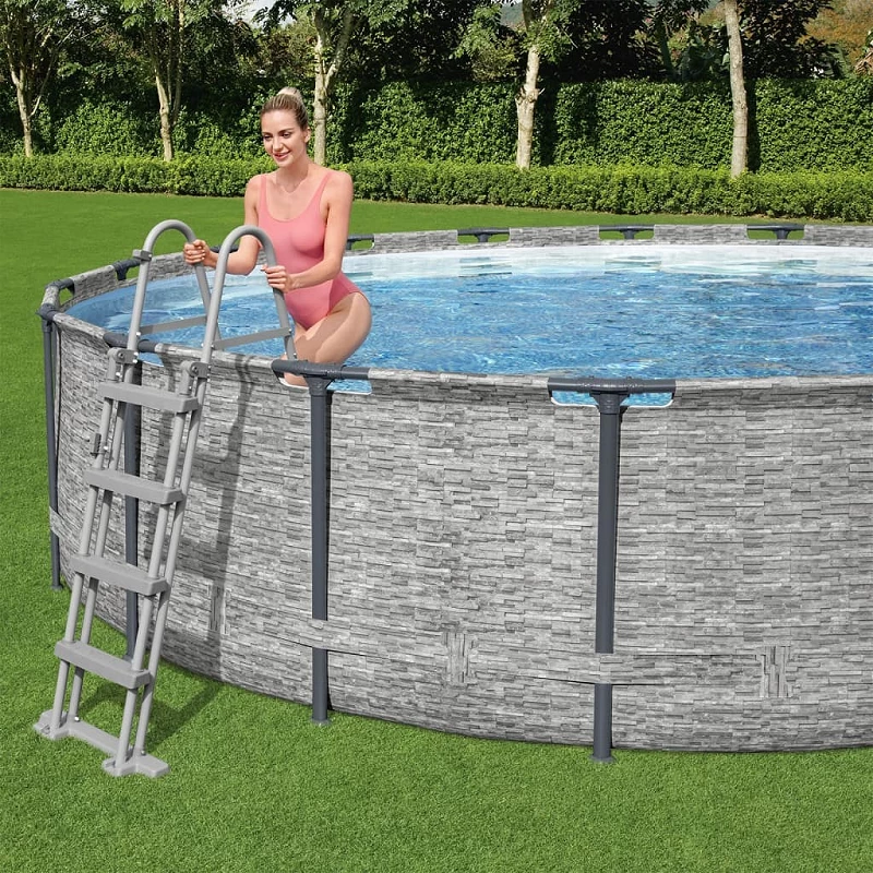 Bestway Piscina Power Steel 427x122 Cm 3 Bestway Piscina Power Steel 427x122 Cm - immagine 3