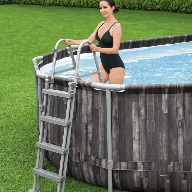 Bestway Set Piscina Ovale 7,32x3,66x1,22 M 9 Bestway Set Piscina Ovale 7,32x3,66x1,22 M - immagine 9
