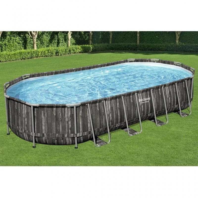 Bestway Set Piscina Ovale 7,32x3,66x1,22 M 10 Bestway Set Piscina Ovale 7,32x3,66x1,22 M - immagine 10