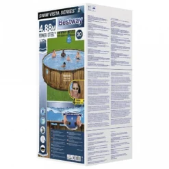 Bestway Set Piscina Power Steel 488x122 Cm -Garden Home bestway set piscina power steel 488x122 cm 6