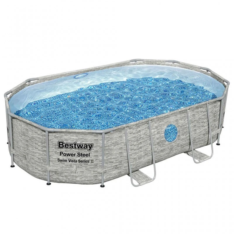 Bestway Set Piscina Power Steel 488x305x107 Cm 4 Bestway Set Piscina Power Steel 488x305x107 Cm - immagine 4