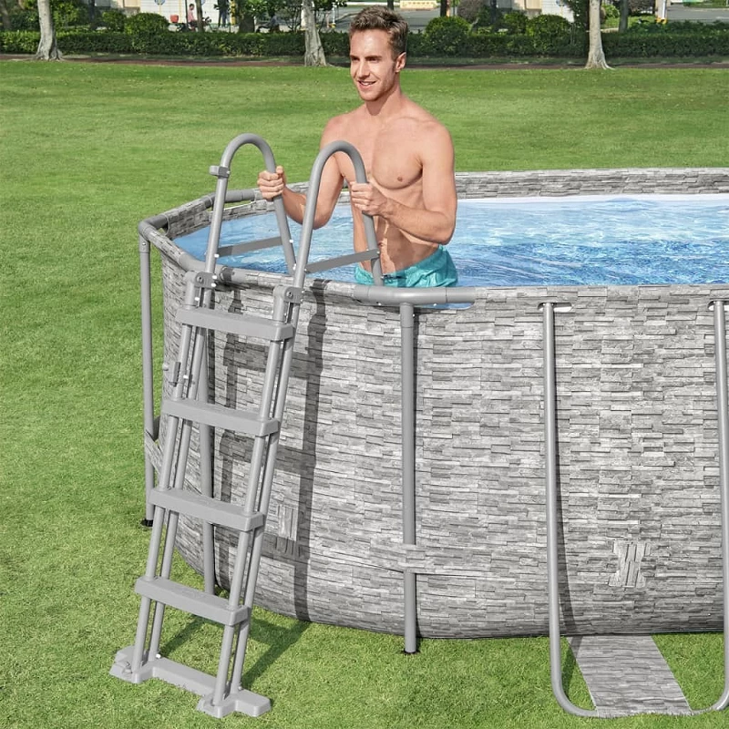 Bestway Set Piscina Power Steel Swim Serie Vista 549x274x122 Cm 8 Bestway Set Piscina Power Steel Swim Serie Vista 549x274x122 Cm - immagine 8