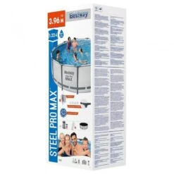Bestway Steel Pro MAX Set Piscina Rotonda 396x122 Cm 17 Bestway Steel Pro MAX Set Piscina Rotonda 396x122 Cm -Garden Home bestway steel pro max set piscina rotonda 396x122 cm 8