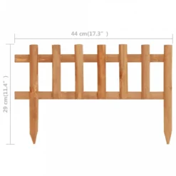 Bordature Per Prato 10 Pz In Legno Di Abete 4,4 M -Garden Home bordature per prato 10 pz in legno di abete 44 m 5