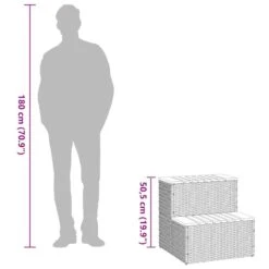 Bordo Per Vasca Idromassaggio Beige Polyrattan&Massello Acacia -Garden Home bordo per vasca idromassaggio beige polyrattanmassello acacia 8