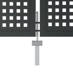 Cancello Giardino Antracite 300x225 Cm In Acciaio -Garden Home cancello giardino antracite 300x225 cm in acciaio 4