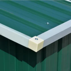 Capanno Da Giardino 257x489x181 Cm In Metallo Verde 15 Capanno Da Giardino 257x489x181 Cm In Metallo Verde -Garden Home capanno da giardino 257x489x181 cm in metallo verde 7