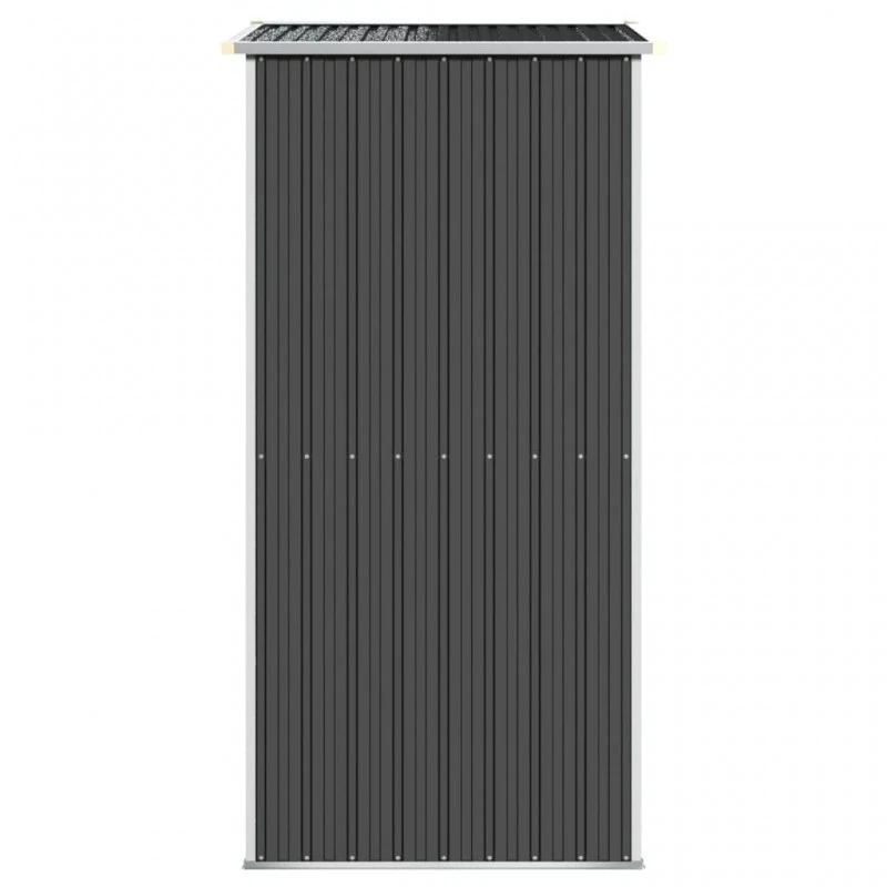 Capanno Da Giardino Antracite 192x108x223 Cm In Acciaio Zincato 4 Capanno Da Giardino Antracite 192x108x223 Cm In Acciaio Zincato - immagine 4