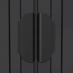 Capanno Da Giardino Antracite 192x108x223 Cm In Acciaio Zincato 14 Capanno Da Giardino Antracite 192x108x223 Cm In Acciaio Zincato -Garden Home capanno da giardino antracite 192x108x223 cm in acciaio zincato 6