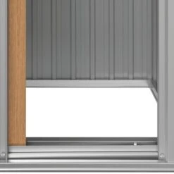 Capanno Da Giardino Marrone 126x97,5x177 Cm Acciaio Zincato 13 Capanno Da Giardino Marrone 126x97,5x177 Cm Acciaio Zincato -Garden Home capanno da giardino marrone 126x975x177 cm acciaio zincato 6